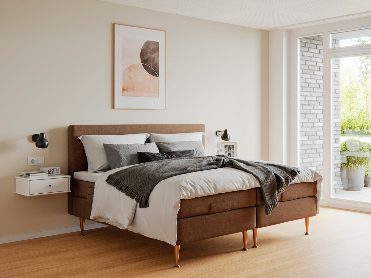 Fabrikkens - Platin | Elevation (Brun) 160x200 cm.