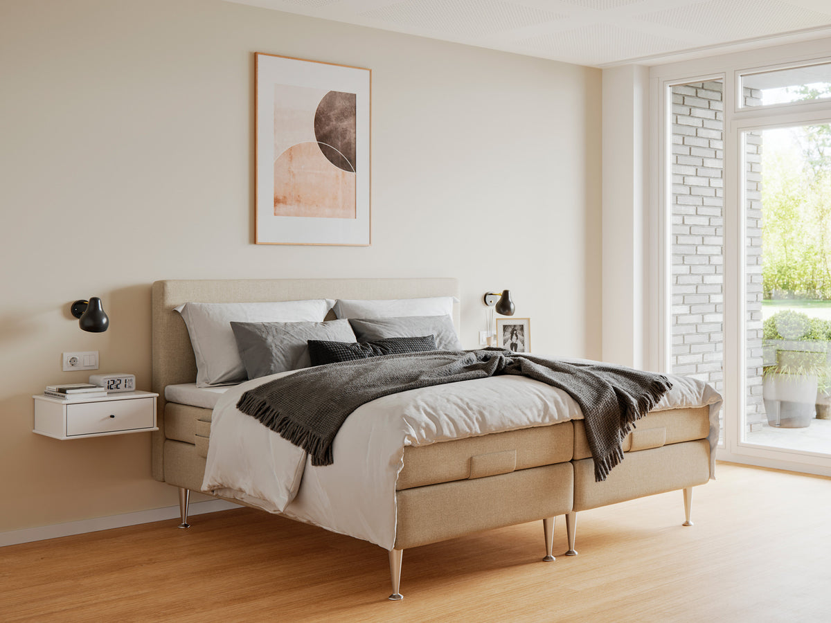 Fabrikkens - Platin | Elevation (Sand) 180x210 cm.