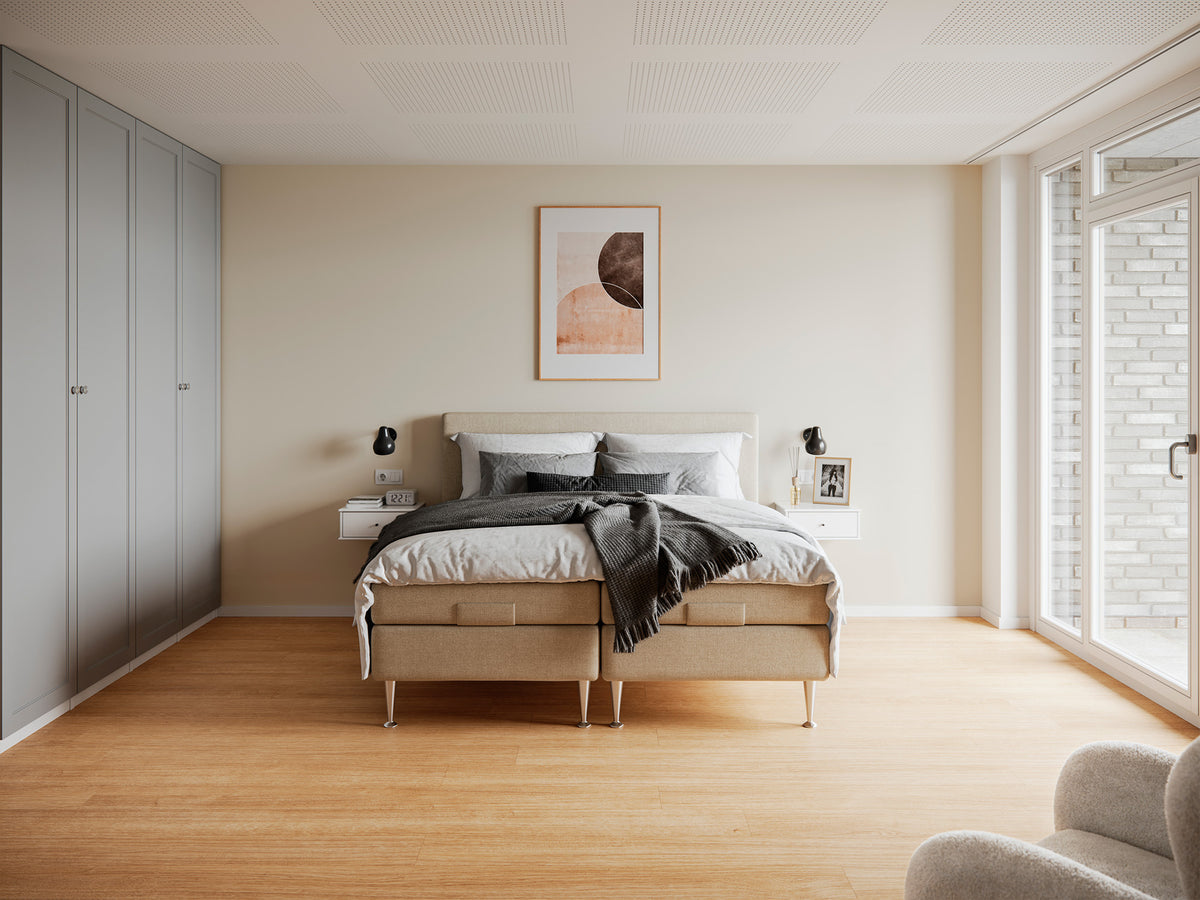 Fabrikkens - Platin | Elevation (Sand) 160x200 cm.