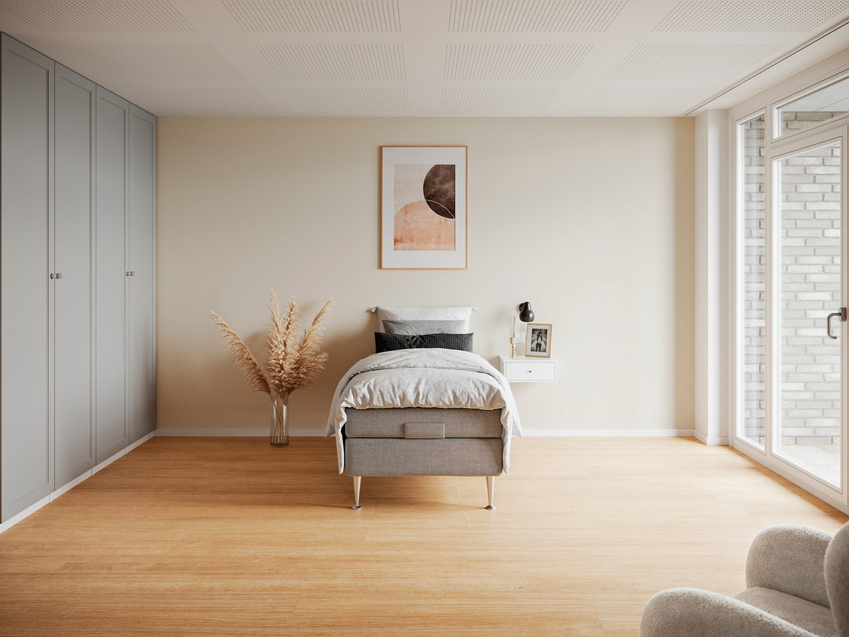 Fabrikkens - Platin | Elevation (Lysegrå) 80x200 cm.